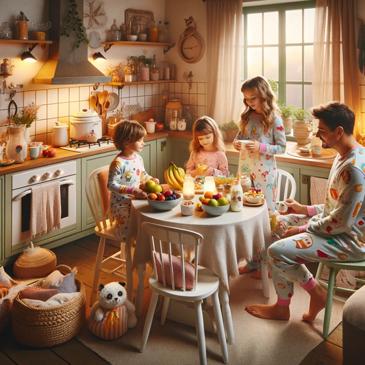 Kveldsmat og frokost: Fra drømmeland til daglig eventyr i My Little Fairytale pyjamas